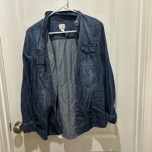 Chico's Blue Denim Top